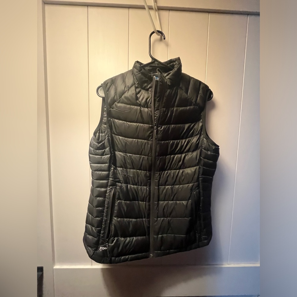 Eddie Bauer Quilted Black Vest
